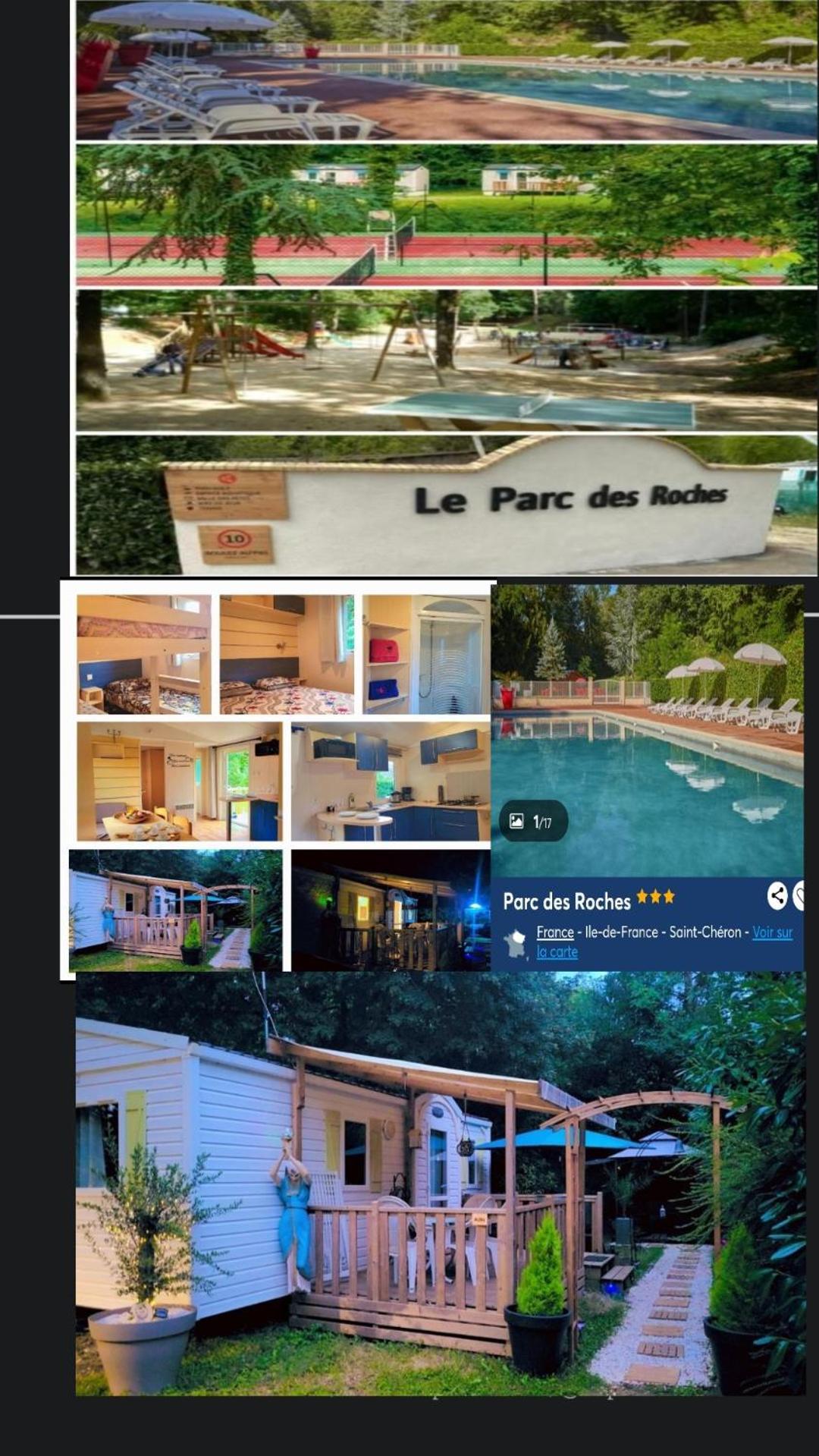 Camping Marvilla Parks -Parc Des Roches 91530 Saint-Chéron Esterno foto